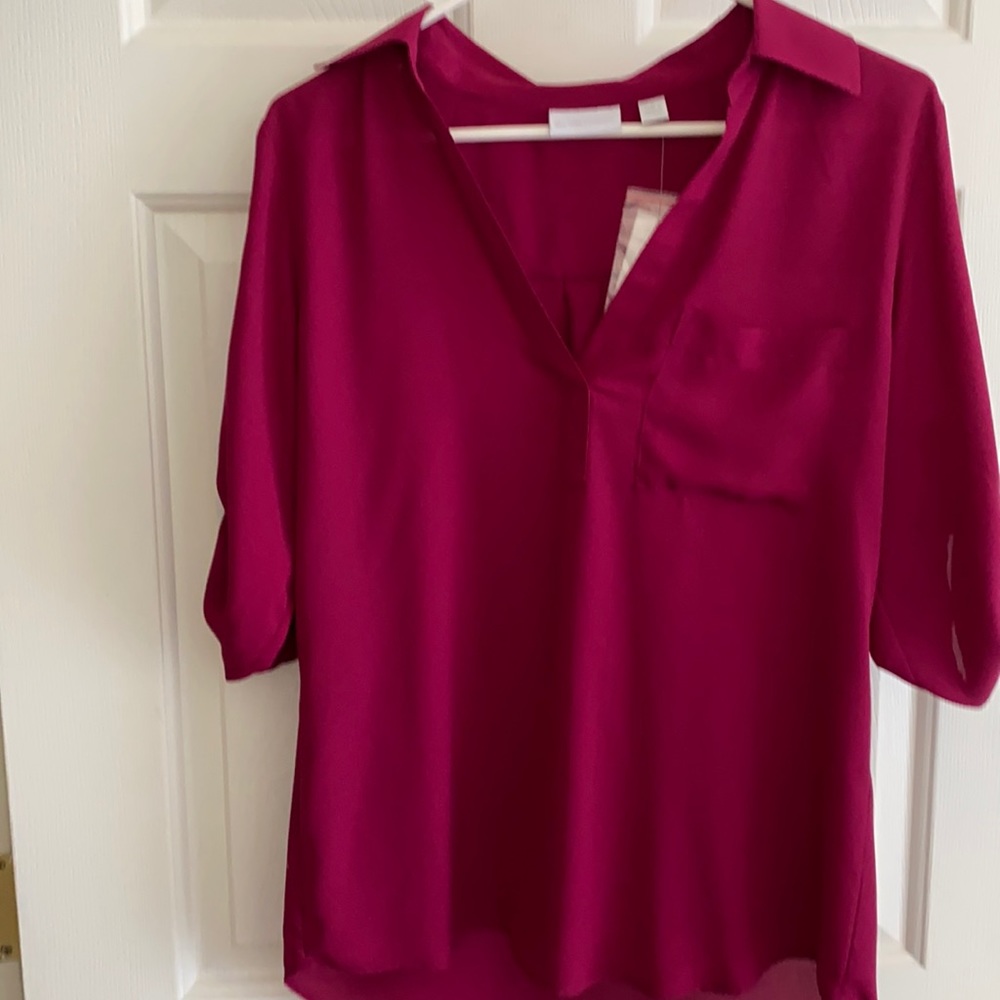 Plum blouse